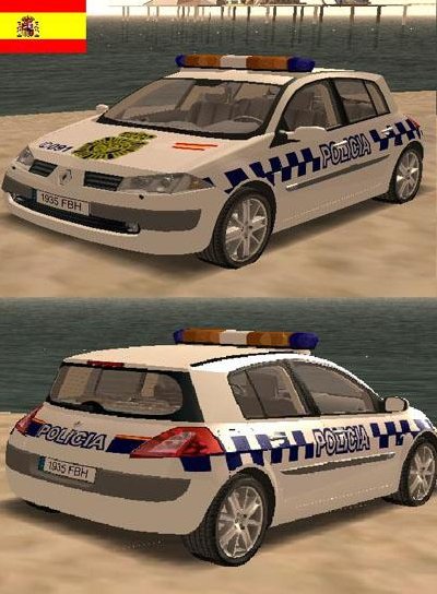 Renault Megane II Spanish Police